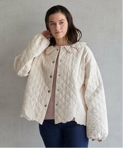 petit main LIEN / プティマイン リアン ブルゾン | 【リンク】キルト刺繍ジャケット