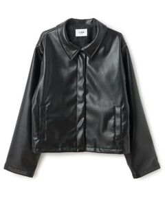 petit main LIEN / プティマイン リアン ブルゾン | 【親子リンク】合皮ジャケット