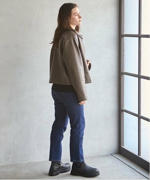 petit main LIEN / プティマイン リアン ブルゾン | 【親子リンク】合皮ジャケット | 詳細3