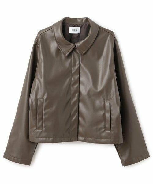 petit main LIEN / プティマイン リアン ブルゾン | 【親子リンク】合皮ジャケット | 詳細4