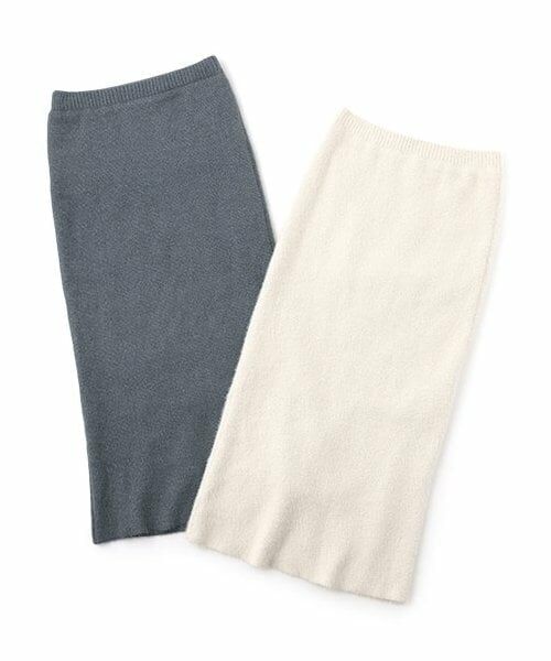 petit main LIEN / プティマイン リアン ミニ・ひざ丈スカート | 【リンク】ラメニットスカート | 詳細6