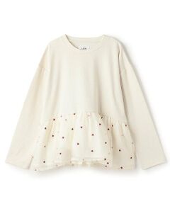 petit main LIEN / プティマイン リアン その他トップス | 【リンク】ハート刺しゅうチュニック