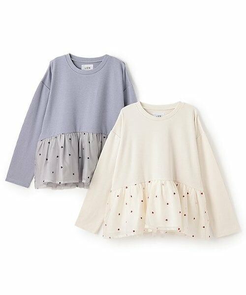 petit main LIEN / プティマイン リアン その他トップス | 【リンク】ハート刺しゅうチュニック | 詳細6