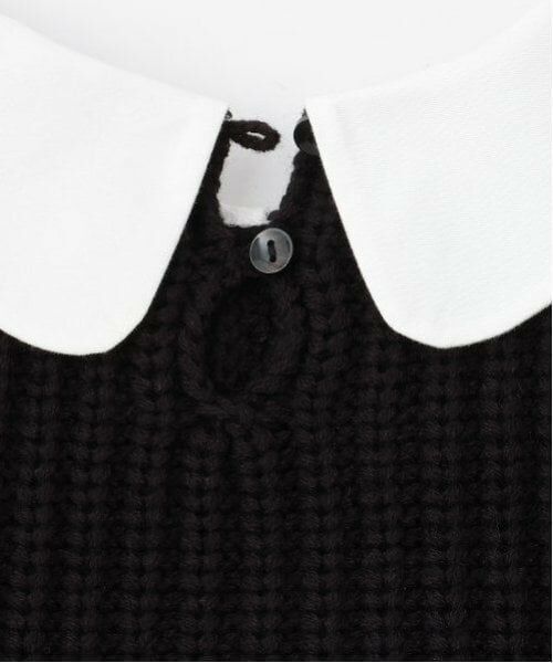 petit main LIEN / プティマイン リアン シャツ・ブラウス | 【リンク】パールリボンつきニットベスト | 詳細6