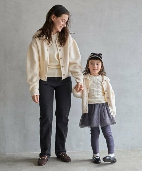 petit main LIEN / プティマイン リアン カーディガン・ボレロ | 【リンク】衿ニットカーディガン | 詳細3