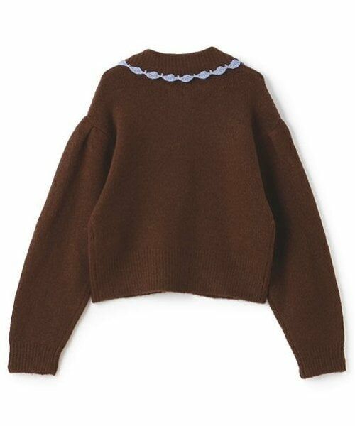 petit main LIEN / プティマイン リアン カーディガン・ボレロ | 【リンク】衿ニットカーディガン | 詳細8