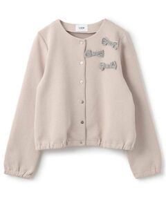 petit main LIEN / プティマイン リアン カーディガン・ボレロ | 【リンク】リボンカットカーディガン