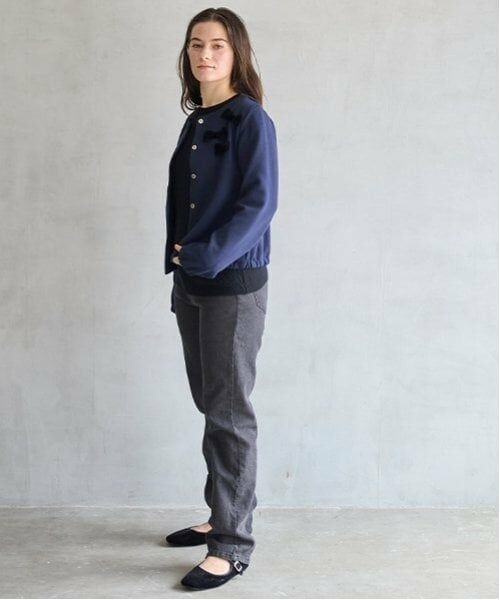 petit main LIEN / プティマイン リアン カーディガン・ボレロ | 【リンク】リボンカットカーディガン | 詳細3