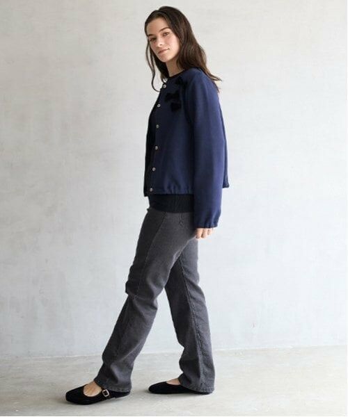 petit main LIEN / プティマイン リアン カーディガン・ボレロ | 【リンク】リボンカットカーディガン | 詳細4