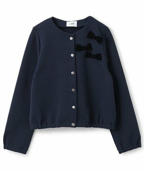 petit main LIEN / プティマイン リアン カーディガン・ボレロ | 【リンク】リボンカットカーディガン | 詳細8