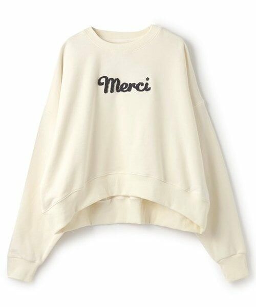 petit main LIEN / プティマイン リアン スウェット | 【リンク】サガラロゴトレーナー（アイボリー）