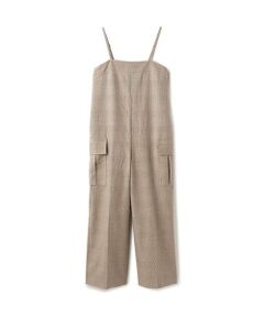 petit main LIEN / プティマイン リアン サロペット・オールインワン | 【リンク】チェックオールインワン