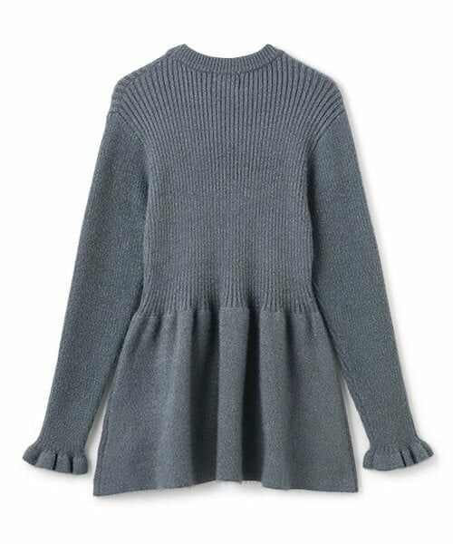 petit main LIEN / プティマイン リアン ニット・セーター | 【リンク】ラメペプラムニット | 詳細1