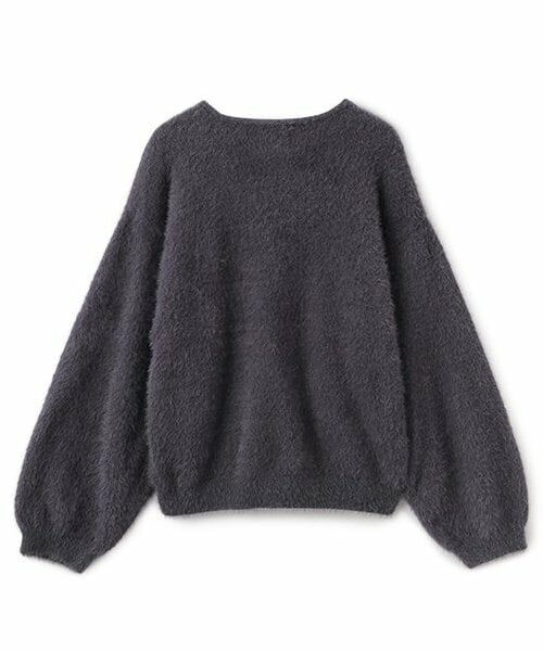 petit main LIEN / プティマイン リアン カーディガン・ボレロ | 【リンク】シャギーニットカーディガン | 詳細1