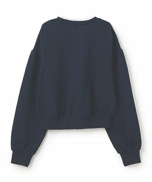 petit main LIEN / プティマイン リアン スウェット | 【吸水速乾/リンク】花モチーフトレーナー | 詳細1