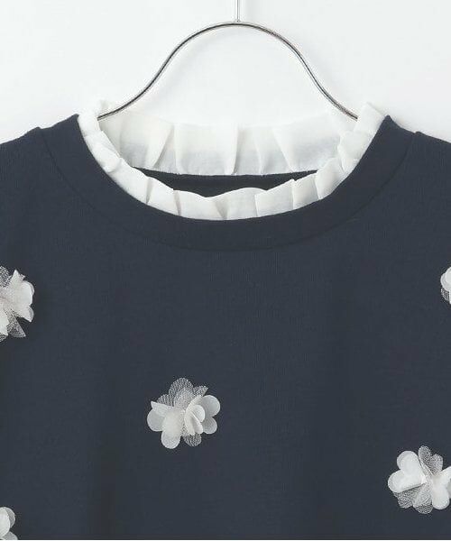 petit main LIEN / プティマイン リアン スウェット | 【吸水速乾/リンク】花モチーフトレーナー | 詳細2