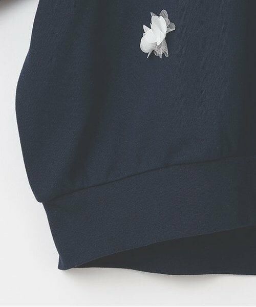 petit main LIEN / プティマイン リアン スウェット | 【吸水速乾/リンク】花モチーフトレーナー | 詳細4
