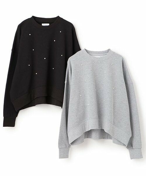 petit main LIEN / プティマイン リアン スウェット | 【リンク】パールトレーナー | 詳細6