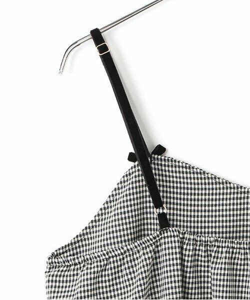 petit main LIEN / プティマイン リアン ミニ丈・ひざ丈ワンピース | 【リンク】テレコT＆ギンガムワンピセット | 詳細10