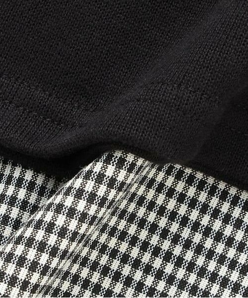 petit main LIEN / プティマイン リアン ミニ丈・ひざ丈ワンピース | 【リンク】テレコT＆ギンガムワンピセット | 詳細11