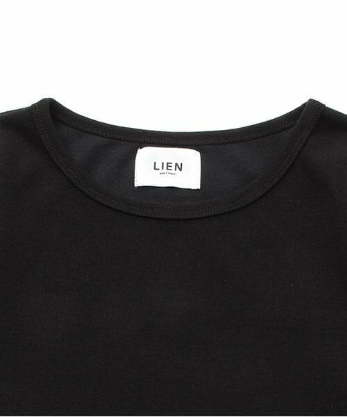 petit main LIEN / プティマイン リアン ミニ丈・ひざ丈ワンピース | 【リンク】テレコT＆ギンガムワンピセット | 詳細3