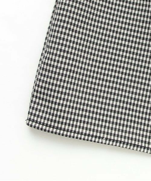 petit main LIEN / プティマイン リアン ミニ丈・ひざ丈ワンピース | 【リンク】テレコT＆ギンガムワンピセット | 詳細9