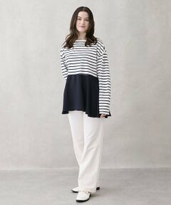 petit main LIEN / プティマイン リアン その他パンツ | 【防汚加工/親子リンク】ストレッチフレアPT