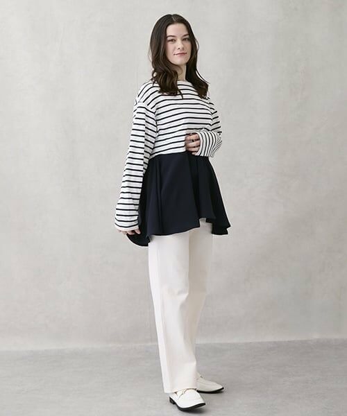 petit main LIEN / プティマイン リアン その他パンツ | 【防汚加工/親子リンク】ストレッチフレアPT | 詳細1