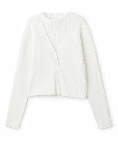 petit main LIEN / プティマイン リアン ニット・セーター | 【親子リンク】ニットアンサンブル（オフ ホワイト）