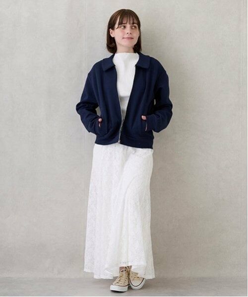 petit main LIEN / プティマイン リアン カーディガン・ボレロ | 【リンク/花粉防止】zipカットブルゾン | 詳細4