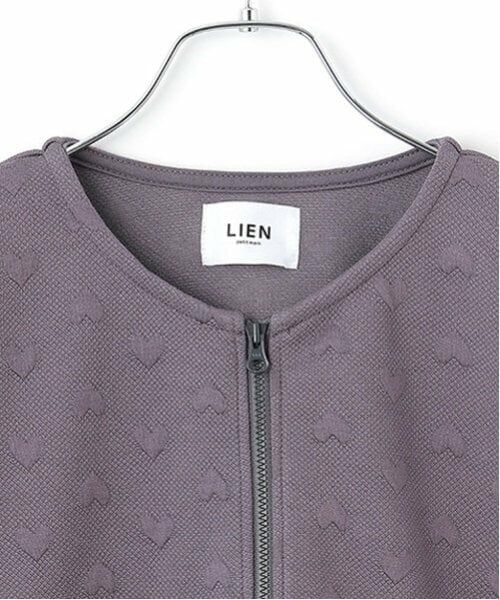 petit main LIEN / プティマイン リアン カーディガン・ボレロ | 【リンク/花粉防止】ハートzip羽織り | 詳細7