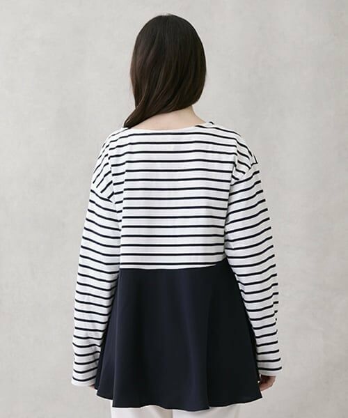 petit main LIEN / プティマイン リアン Tシャツ | 【親子リンク】ペプラム長T | 詳細2