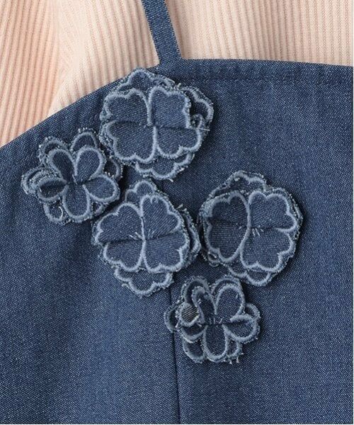 petit main LIEN / プティマイン リアン キャミソール・チューブトップ | 【リンク】花ビスチェ長Tセット | 詳細10