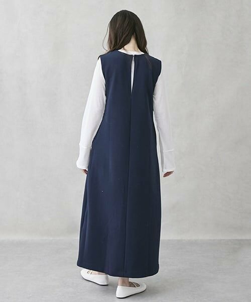 petit main LIEN / プティマイン リアン ミニ丈・ひざ丈ワンピース | 【リンク/防汚】2wayジャンスカセット | 詳細2