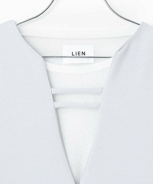 petit main LIEN / プティマイン リアン ミニ丈・ひざ丈ワンピース | 【リンク/防汚】2wayジャンスカセット | 詳細7