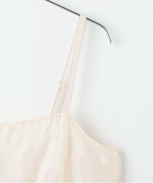petit main LIEN / プティマイン リアン ミニ丈・ひざ丈ワンピース | 【リンク】花刺しゅうワンピース | 詳細10
