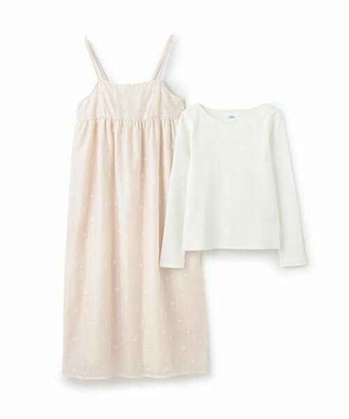 petit main LIEN / プティマイン リアン ミニ丈・ひざ丈ワンピース | 【リンク】花刺しゅうワンピース | 詳細6