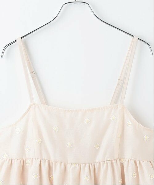 petit main LIEN / プティマイン リアン ミニ丈・ひざ丈ワンピース | 【リンク】花刺しゅうワンピース | 詳細9