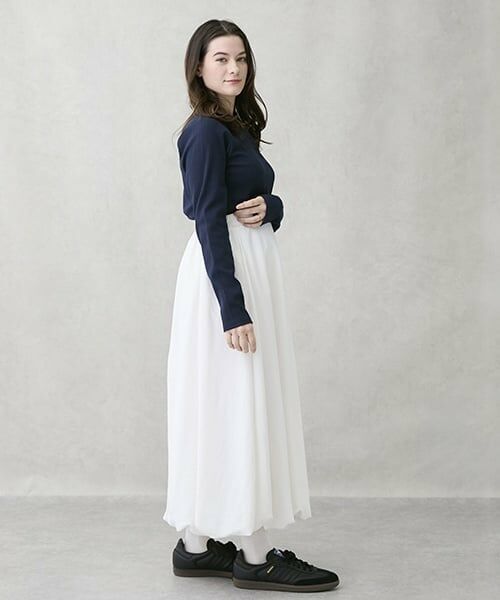 petit main LIEN / プティマイン リアン その他トップス | 【親子リンク】衿ロンTバルーンSKセット | 詳細1