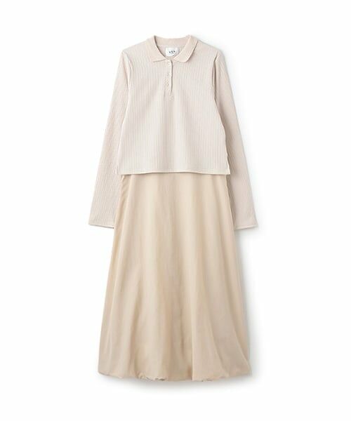 petit main LIEN / プティマイン リアン その他トップス | 【親子リンク】衿ロンTバルーンSKセット（ライト ピンク）