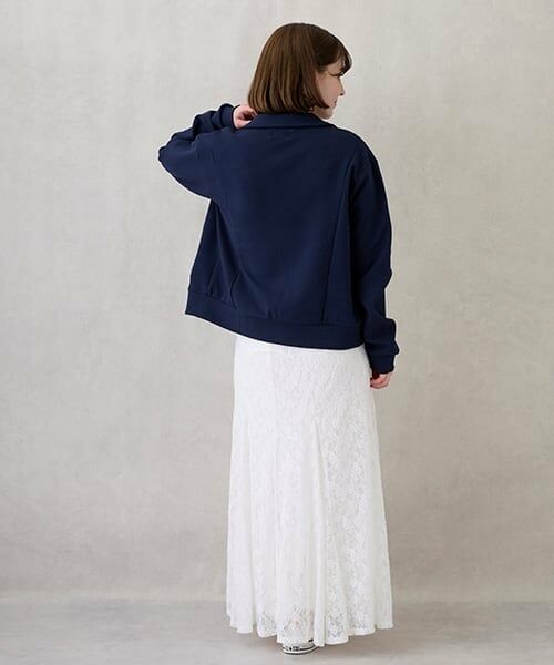 petit main LIEN / プティマイン リアン ミニ・ひざ丈スカート | 【親子リンク】レーススカート(レディース) | 詳細1