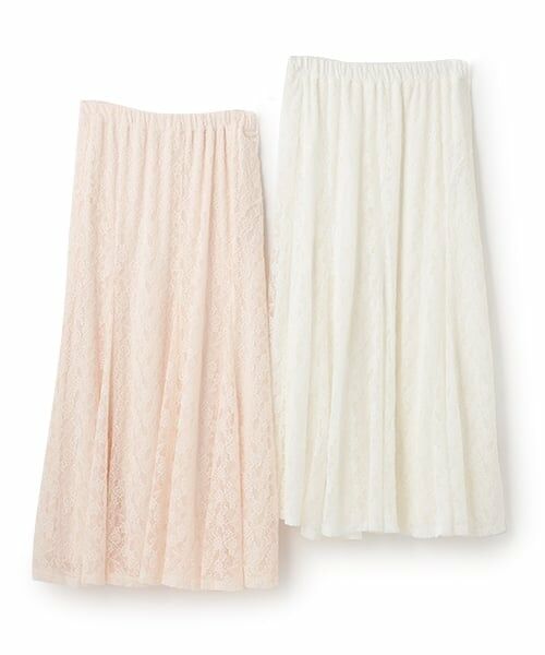 petit main LIEN / プティマイン リアン ミニ・ひざ丈スカート | 【親子リンク】レーススカート(レディース) | 詳細8