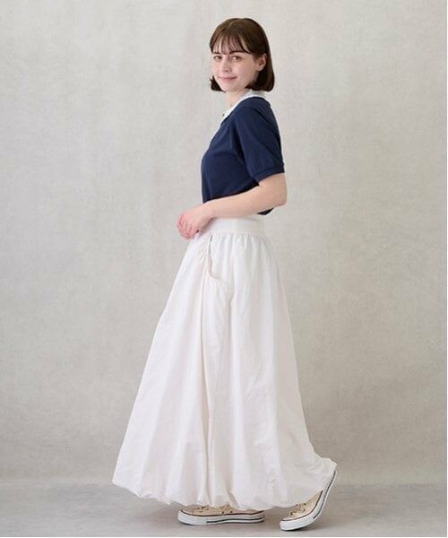 petit main LIEN / プティマイン リアン ミニ・ひざ丈スカート | 【リンク】バルーンスカート | 詳細2