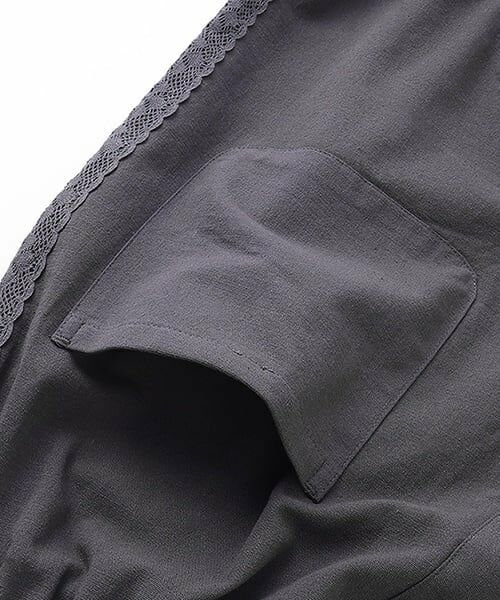 petit main LIEN / プティマイン リアン その他パンツ | 【リンク】サイドレースワイドパンツ | 詳細10