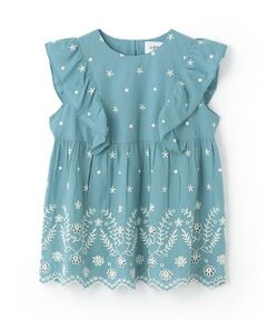 petit main LIEN / プティマイン リアン その他トップス | 【リンク】インド綿オーバーレースチュニック