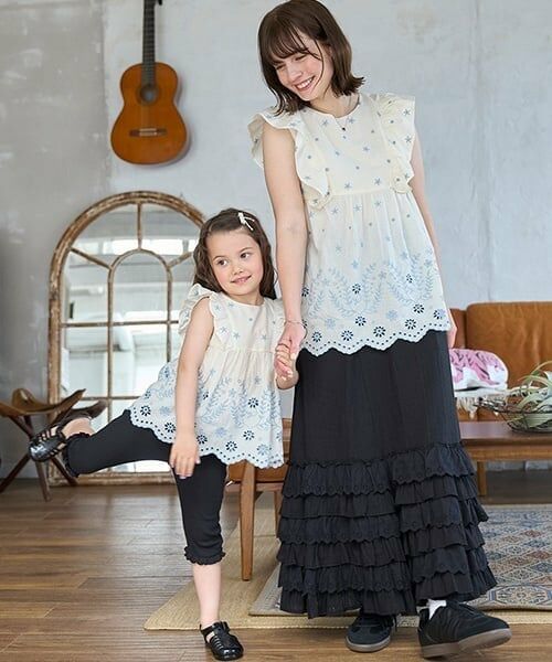 petit main LIEN / プティマイン リアン その他トップス | 【リンク】インド綿オーバーレースチュニック | 詳細3