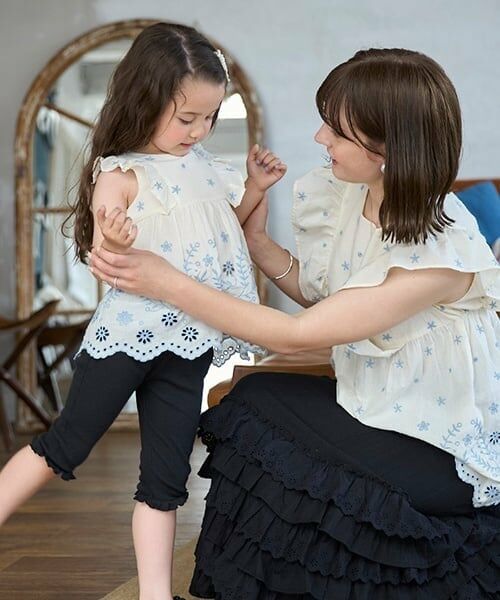 petit main LIEN / プティマイン リアン その他トップス | 【リンク】インド綿オーバーレースチュニック | 詳細4