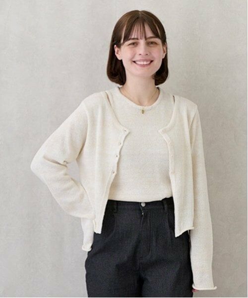 petit main LIEN / プティマイン リアン ニット・セーター | 【リンク】ニットアンサンブル（生成）