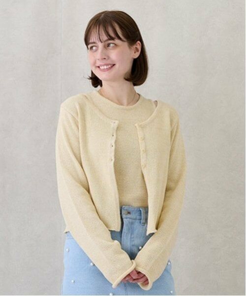 petit main LIEN / プティマイン リアン ニット・セーター | 【リンク】ニットアンサンブル | 詳細1