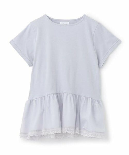 petit main LIEN / プティマイン リアン Tシャツ | 【リンク】シアーペプラムドッキングT | 詳細5